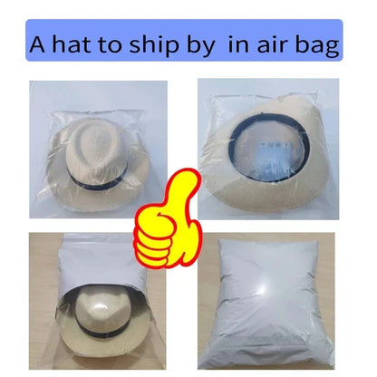 New 2024 Belt Strap Straw Sun Hat For Women Fashion Vacation Beach UV Hats Summer Wide Brim Travel Panama Hats Outdoor Wholesale