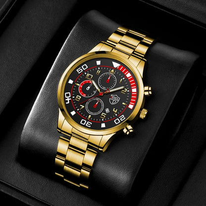 Hot Selling 10 Pcs/set Watches for Men, Watch for Men, Alloy Strap Wrist Watch for Men, Outdoor Style Watch for Men