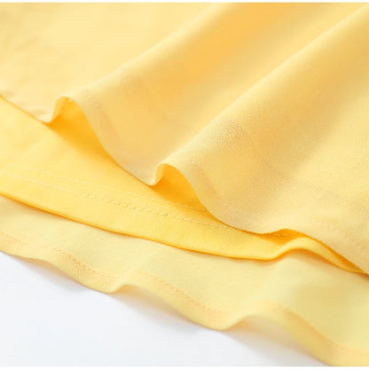 Elegant Yellow Strapless Pleated Dress Women Chic Sleeveless Waist Cinching Split Maxi Gowns Lady Evening Party Dresses 2026 New