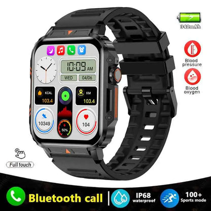 1.91 Outdoor Military Smart Watch Men Bluetooth Call Amoled Smartwatch For Android IOS IP68 Waterproof Sports Fitness Watches