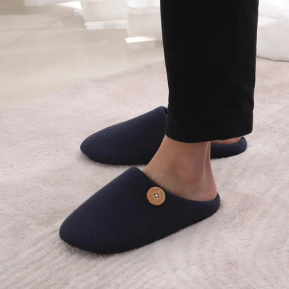 Classic Men Slippers Indoor Men Slippers Fashion Men House Slippers Outdoor Antiskid Soft Men Flat Slippers Winter Bedroom Shoes