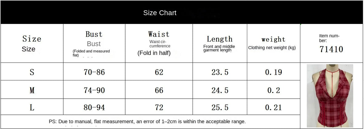 Phantasy Retro Red Plaid Halter Tank Top Women Sexy V neck Backless Crop Top European Style Lace up Camisole 2026 Summer Clothes