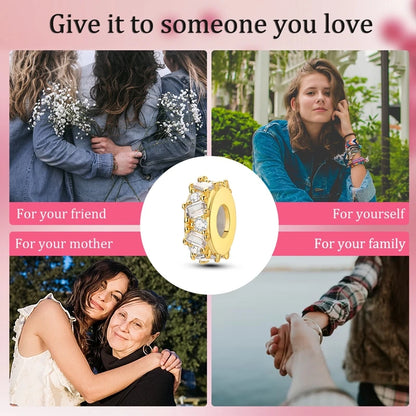 Golden Sunflower Leopard Poodle Charms Beads Fit Bracelet Nacklace Jewelry DIY Gifts For Women