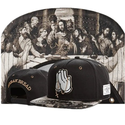 Classic Snapback Hat – Flat Bill Adjustable Baseball Cap