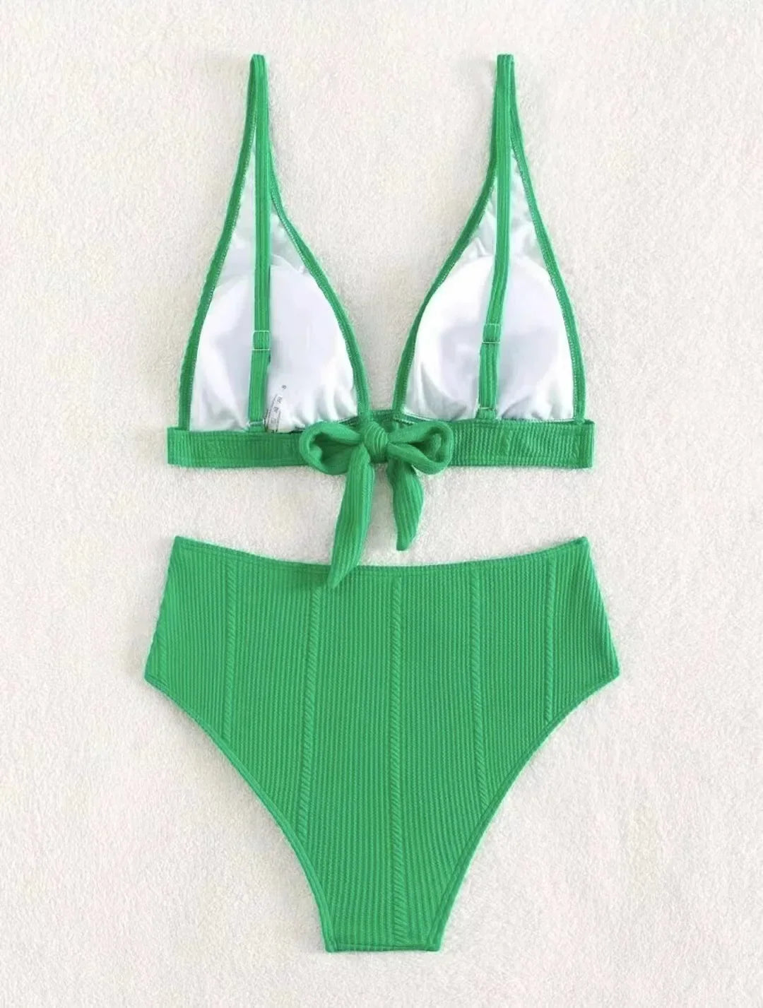 Sexy High Waisted Bikini 2025 Women Swimsuit Two Piece Swimwear Female White Bikinis SetSwim Bathing Suits Brazilian Biquini