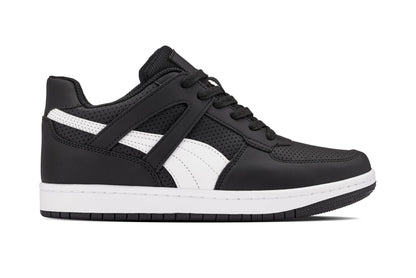 CALTO - S2530 - 2.2 Inches Taller (Black/White) - Contemporary Casual Sneaker