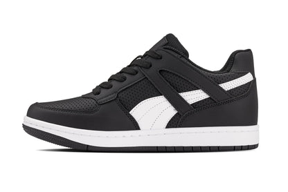 CALTO - S2530 - 2.2 Inches Taller (Black/White) - Contemporary Casual Sneaker