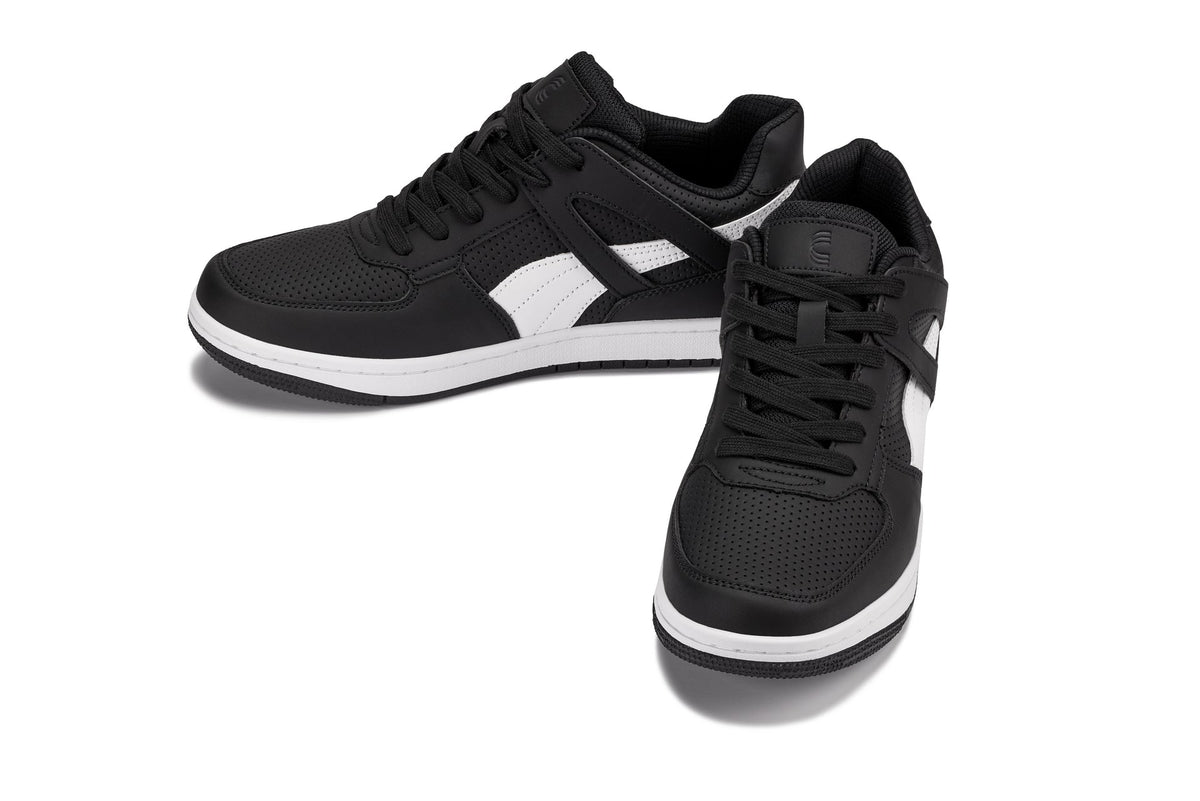 CALTO - S2530 - 2.2 Inches Taller (Black/White) - Contemporary Casual Sneaker