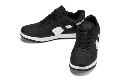 CALTO - S2530 - 2.2 Inches Taller (Black/White) - Contemporary Casual Sneaker