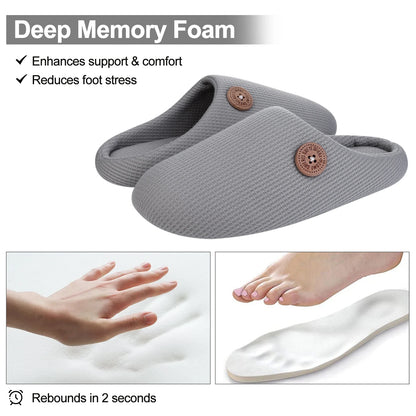 Classic Men Slippers Indoor Men Slippers Fashion Men House Slippers Outdoor Antiskid Soft Men Flat Slippers Winter Bedroom Shoes