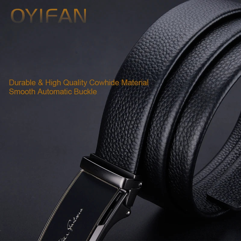 Genuine Leather Automatic Men Belt Luxury Strap Belt for Men Designer Belts Men High Quality Fashion Belt