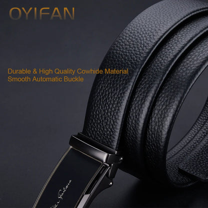 Genuine Leather Automatic Men Belt Luxury Strap Belt for Men Designer Belts Men High Quality Fashion Belt