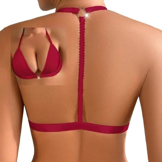1pcs Fashion Style Women's Bras No Pad Wire Free 3/4 Cup Sexy Brassiere Backless Sexy Lingerie No Adjustable Female Underwear