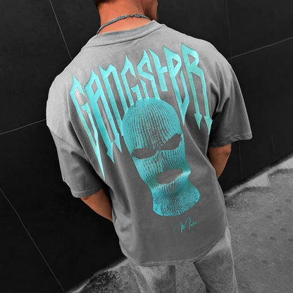 👕 Masked Persona Oversized Harajuku T-Shirt
