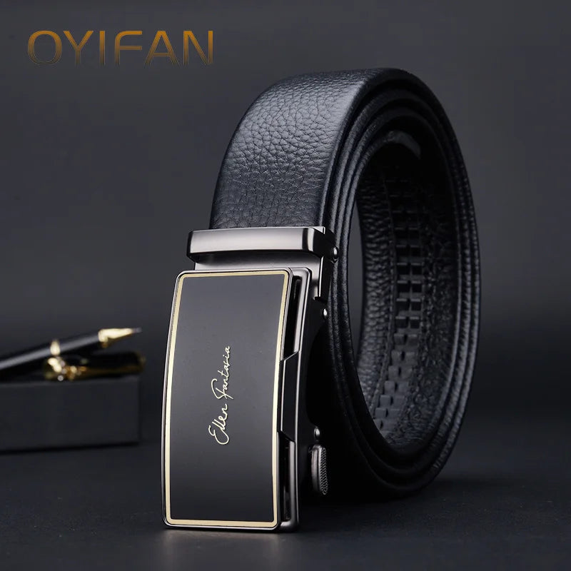 Genuine Leather Automatic Men Belt Luxury Strap Belt for Men Designer Belts Men High Quality Fashion Belt