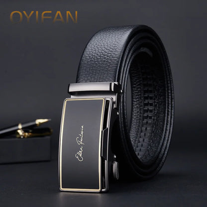 Genuine Leather Automatic Men Belt Luxury Strap Belt for Men Designer Belts Men High Quality Fashion Belt