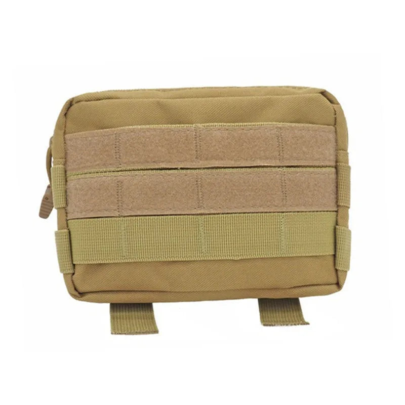 Double Layer EDC Pack Men Tactical Molle Waist Belt Oxford Hip Pouch Fanny Pack Camping Hunting Accessories Utility Bag