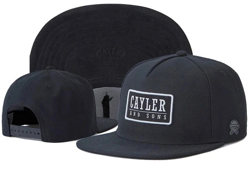 Classic Snapback Hat – Flat Bill Adjustable Baseball Cap