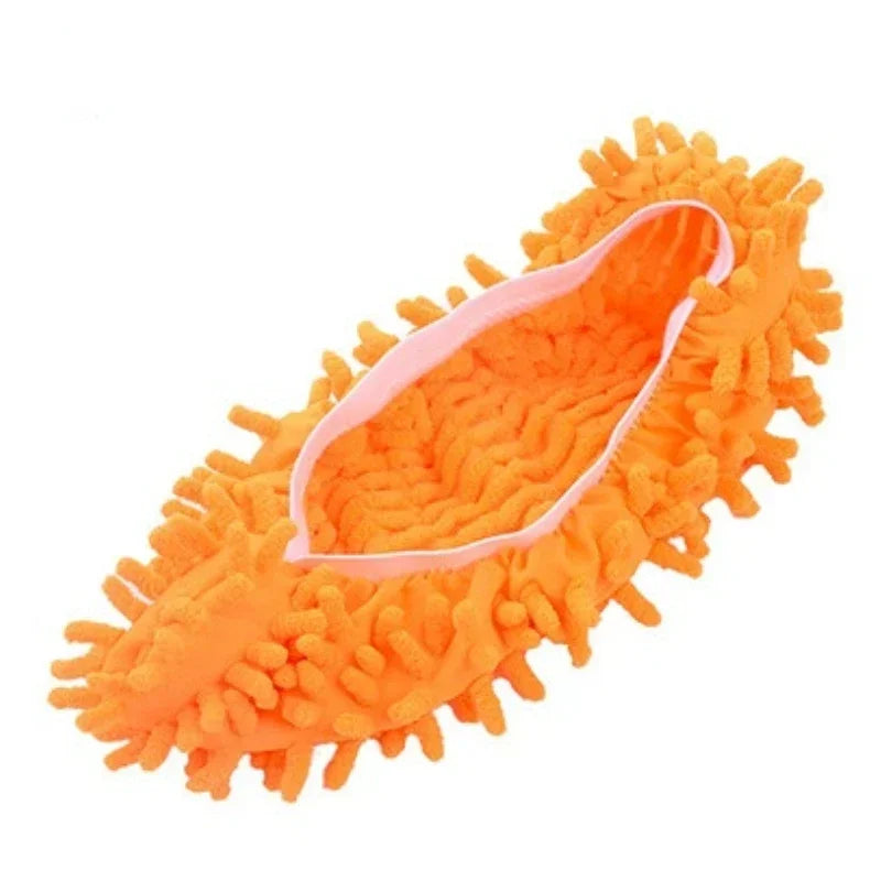 1PC Multifunction Floor Dust Cleaning Slippers Shoes  Cloth Lazy Mopping Shoes Home Floor Washable Cleaning Microfiber Cloth