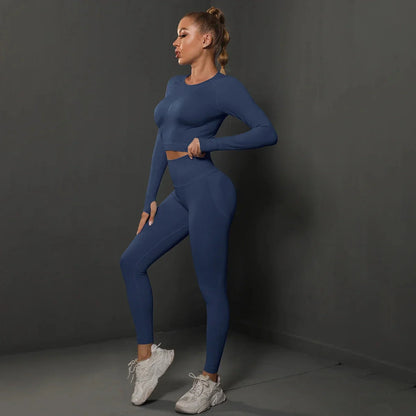 Women's Seamless Long Sleeve Yoga Top