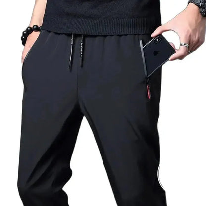 Men's Stretch Slim Fit Cargo Jogger Pants – Elastic Waist