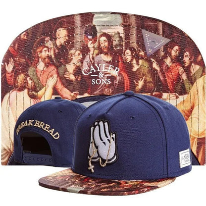 Classic Snapback Hat – Flat Bill Adjustable Baseball Cap
