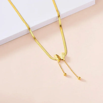 Luxurious Square Pink Zircon Pendant Necklace For Women Fashionable Personalized Daily Accessory Party Jewelry Birthday Gifts