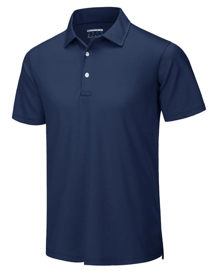 TACVASEN Summer Casual T-shirts Mens Short Sleeve Polo Shirts Button Down Work Shirts Quick Dry Tee Sports Fishing Golf Pullover