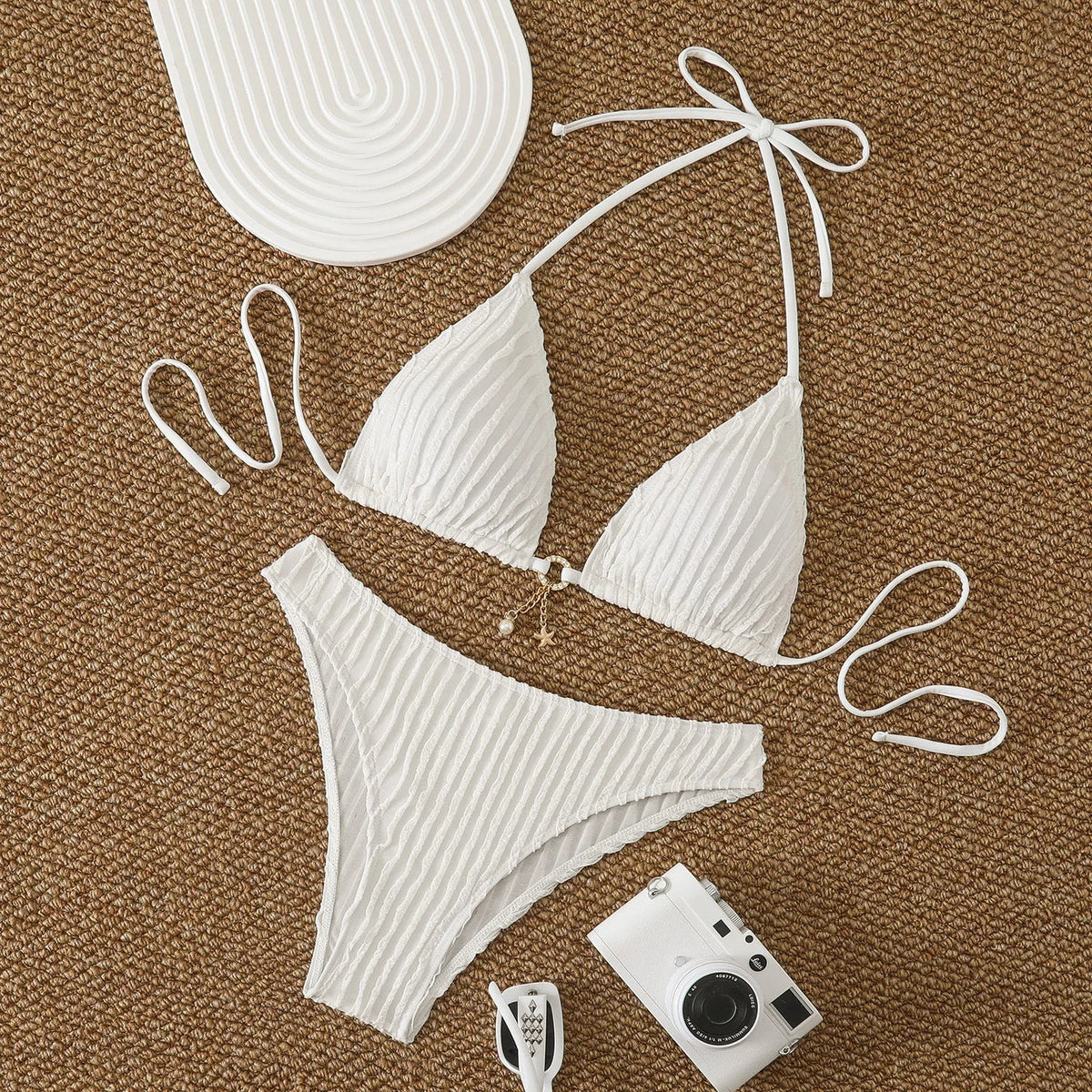 Sexy Blue White Yellow Strings Bikini 2026 Women Swimsuit Female Swimwear Thong Bikinis Set Brazilian Beach Bathing Suit Biquini