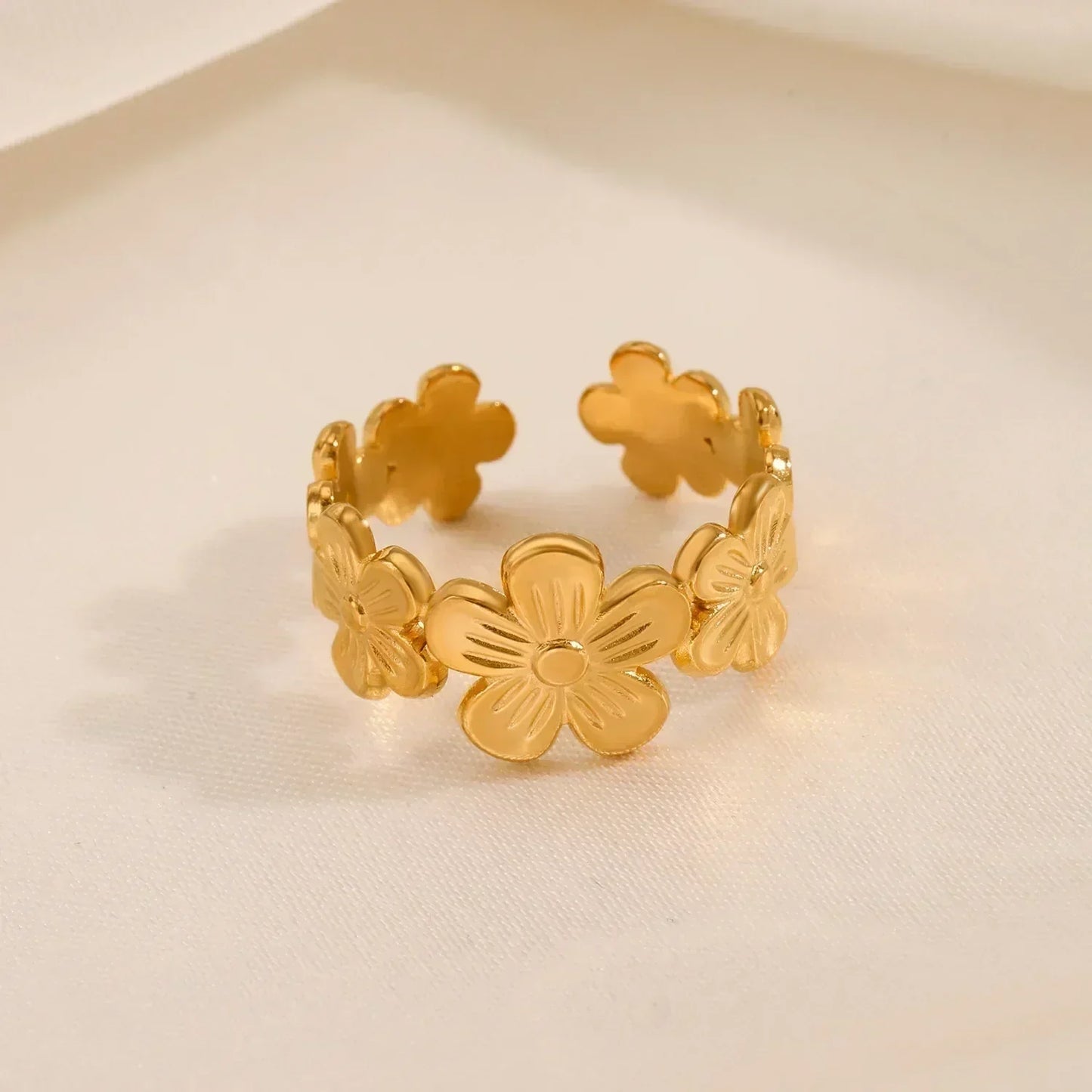 Vintage White Enamel Metal Irregular Shape Geometric Open Adjustable Ring for Women Girl Jewelry Birthday Gifts Anillo Hombre