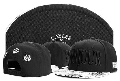 Skull Hand Snapback Hat – Flat Bill Adjustable Baseball Cap