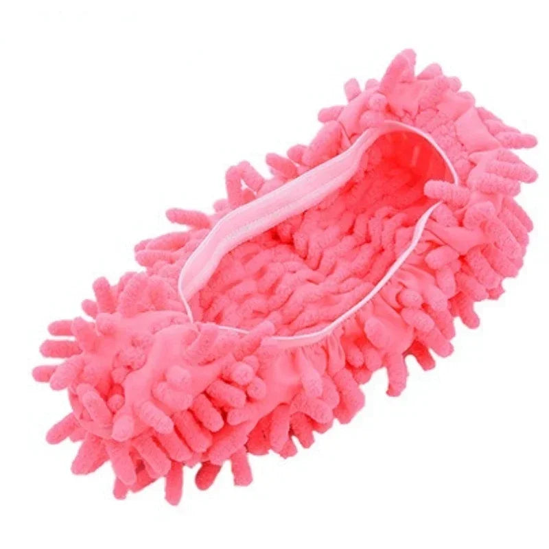 1PC Multifunction Floor Dust Cleaning Slippers Shoes  Cloth Lazy Mopping Shoes Home Floor Washable Cleaning Microfiber Cloth
