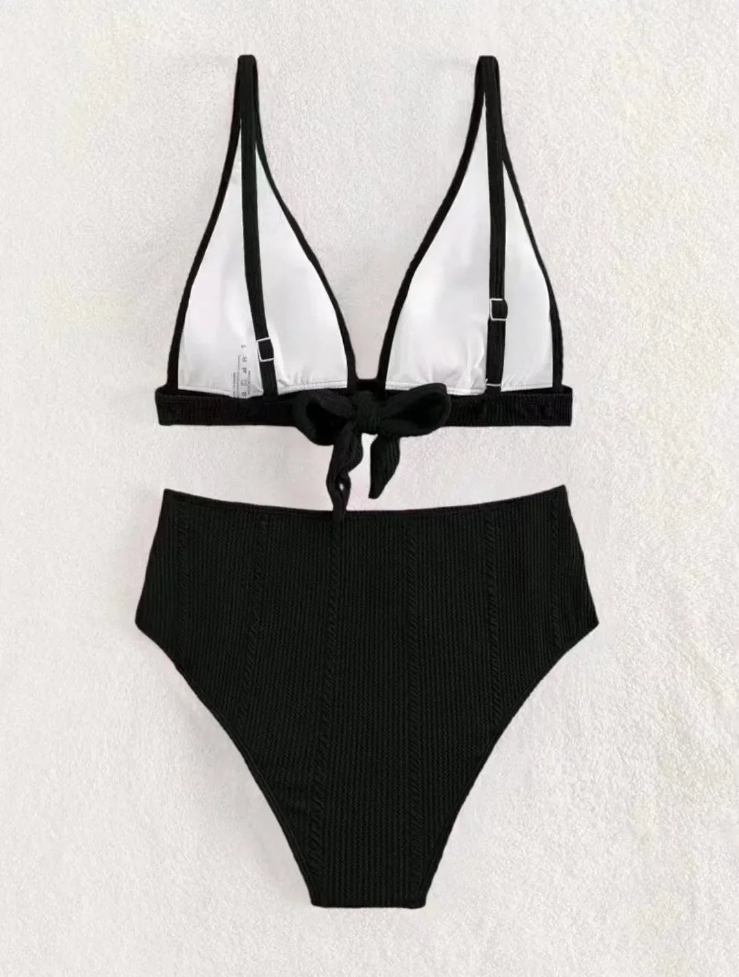 Sexy High Waisted Bikini 2025 Women Swimsuit Two Piece Swimwear Female White Bikinis SetSwim Bathing Suits Brazilian Biquini
