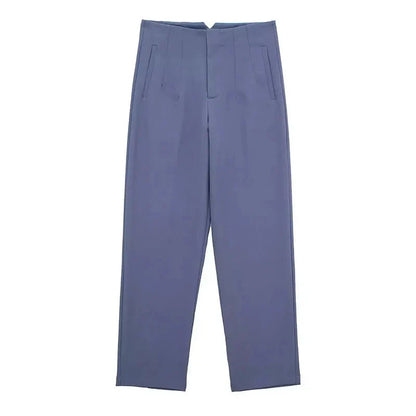 Women’s High Waist Slim Trousers