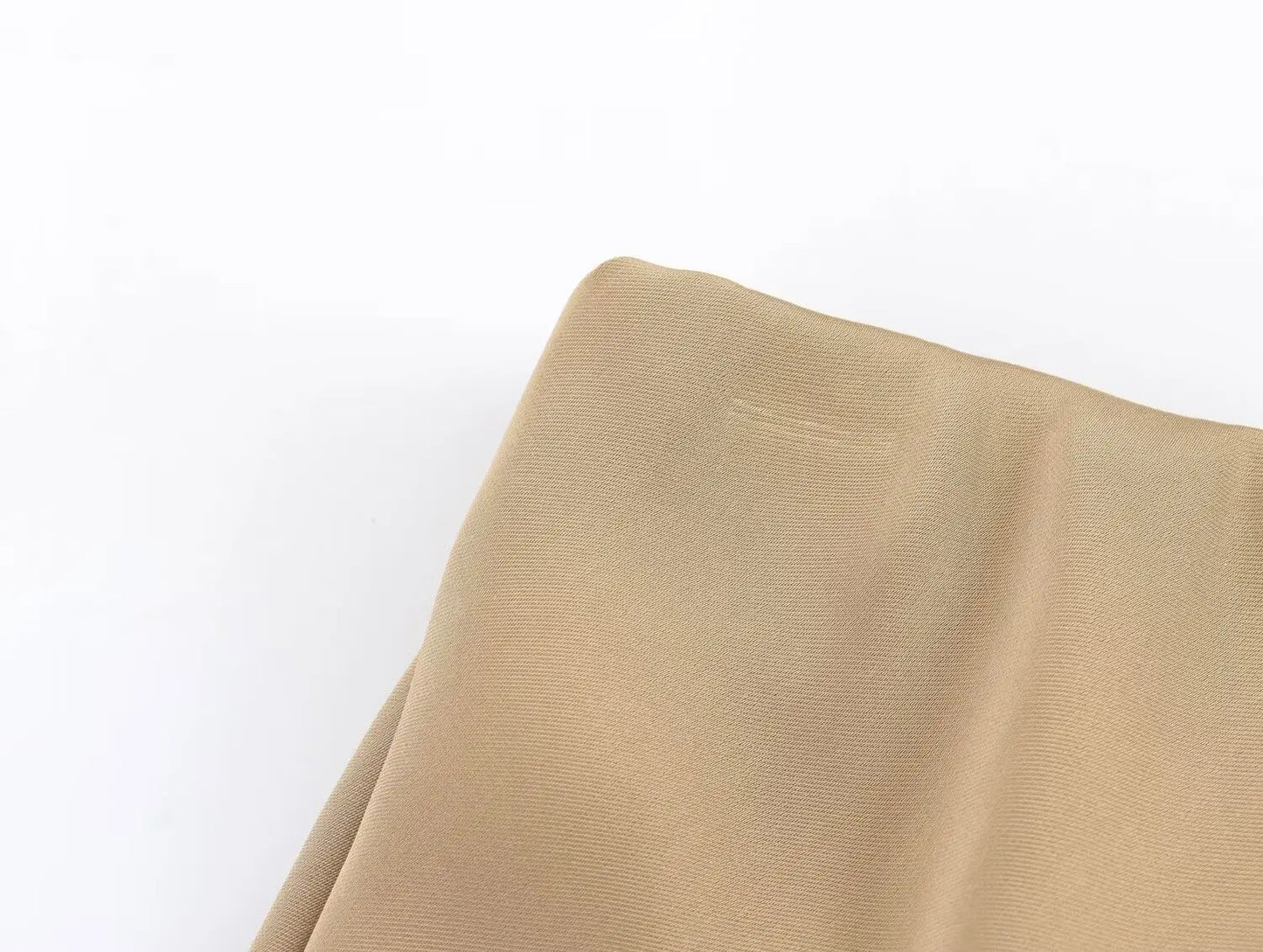 2026 New Women's European And American Style Fashion Silk Satin Texture High Waist Skirt Street Style Elegant Mid-length Skirt