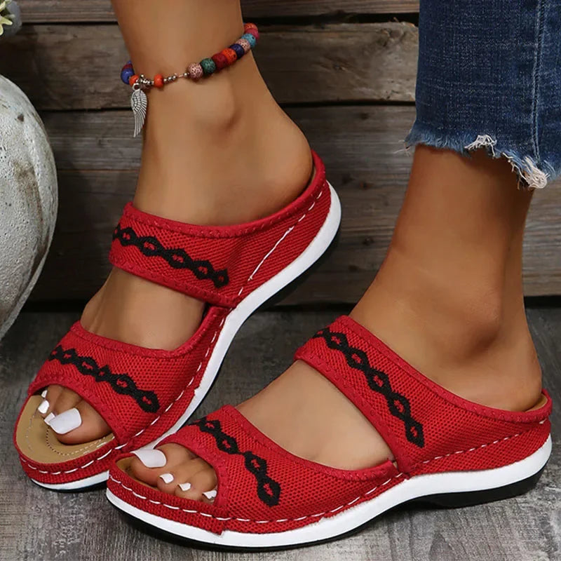 Customizable 2026 New UZZDSS Women Sandals Orthopedic Slippers Summer Shoes Tailor-made Suits WTX372803