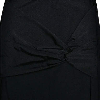 Mozision Strapless Backless Sexy Maxi Dress For Women Fashion One Shoulder Sleeveless Bodycon Club Party Long Dress Elegant