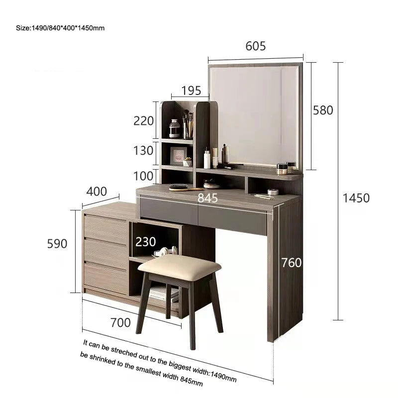 Modern Furniture Dresser Make Up Vanity Dressing Table
