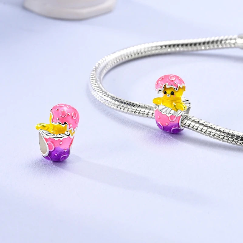 Golden Sunflower Leopard Poodle Charms Beads Fit Bracelet Nacklace Jewelry DIY Gifts For Women