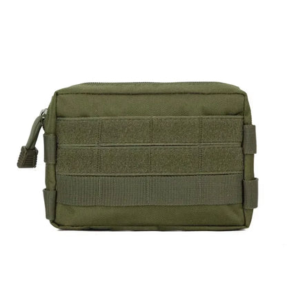 Double Layer EDC Pack Men Tactical Molle Waist Belt Oxford Hip Pouch Fanny Pack Camping Hunting Accessories Utility Bag