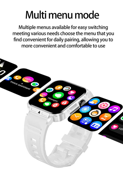 1.91 Outdoor Military Smart Watch Men Bluetooth Call Amoled Smartwatch For Android IOS IP68 Waterproof Sports Fitness Watches