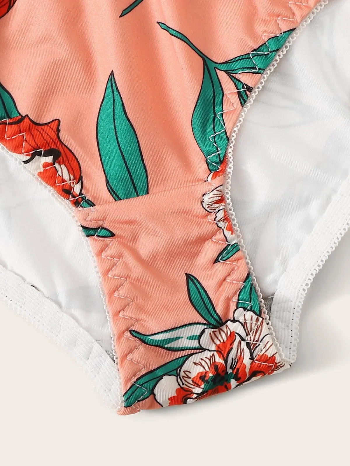 New High Quality polychrome Lingerie 2 Pieces Women's Underwear Set  Gathering Beautiful Flower Prints Push Up Bra A2138