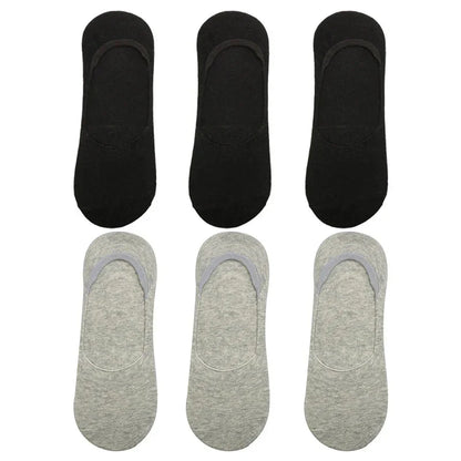 6-Pack Bamboo Invisible Low-Cut Socks | Breathable Boat Socks