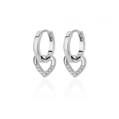 Circle Earrings For Women Vintage Punk Round Baroque Pearl Earrings Stainless Steel Circle Ear Clip Women Jewelry Gift Mujer