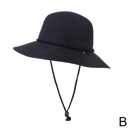 2025 Fashion Korean Version Women's Beach Summer Sun Hat Travel Breathable Beach Sunshade Sun Hat Dome Basin Hat