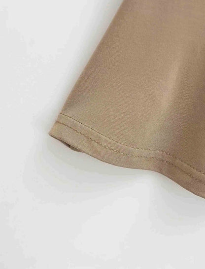 Slim Fit Solid Color Women's Casual T-shirt Short Sleeve Fashion Trend Y2K Top High Quality 2026 New Arrival