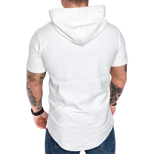 MRMT 2026 Brand New Mens Hoodies Sweatshirts Short Sleeve Men Hoodies Sweatshirt Casual Solid Color Man hoody For Male Hooded