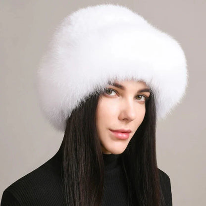 Women’s Faux Fur Knit Beanie