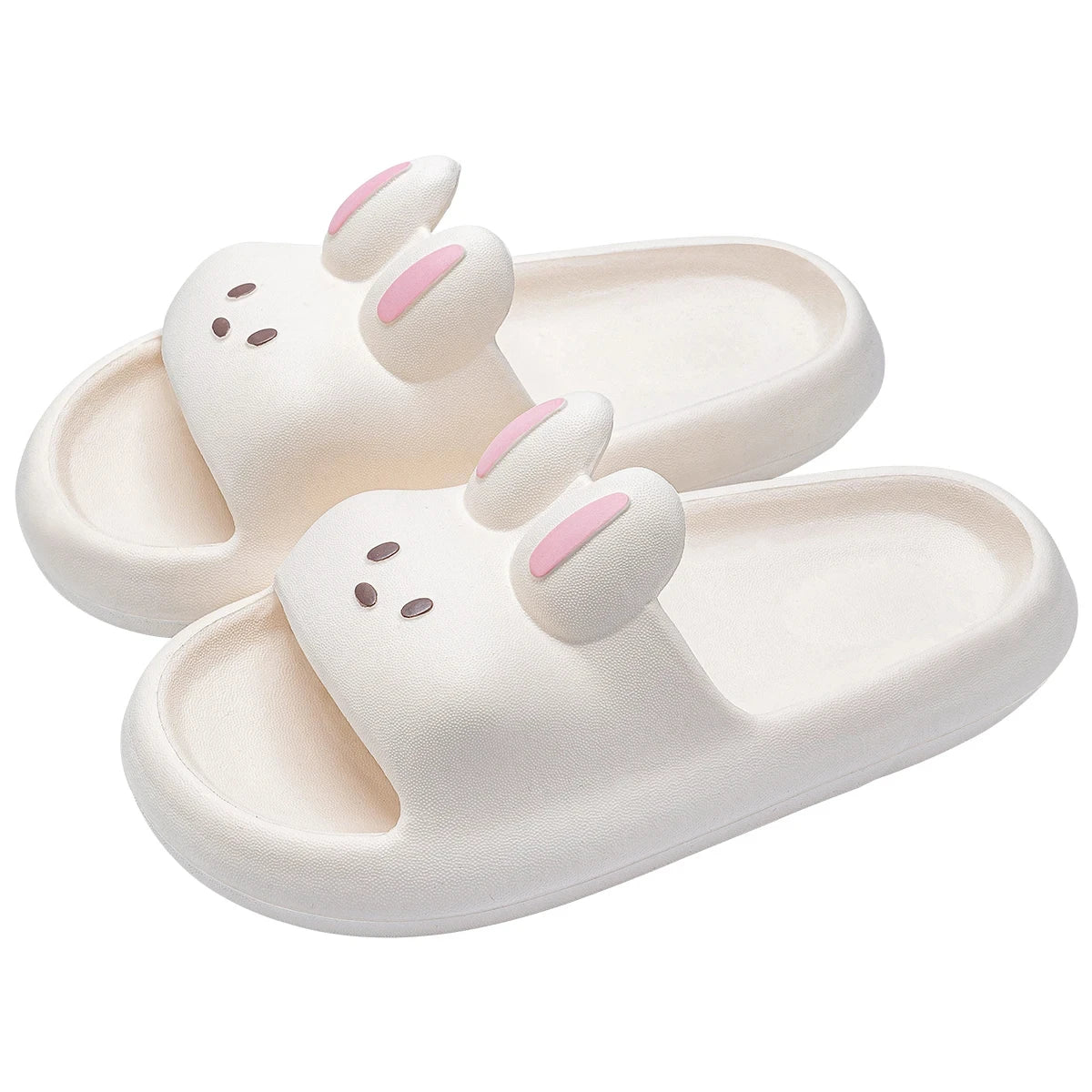 Pillow Rabbit Slippers for Women and Men | House Slides Shower Sandals | Extremely Comfy | Cushioned Thick Sole