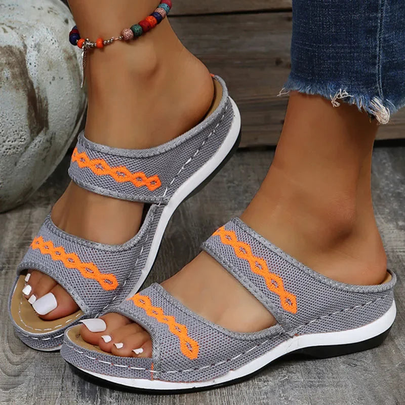 Customizable 2026 New UZZDSS Women Sandals Orthopedic Slippers Summer Shoes Tailor-made Suits WTX372803
